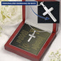 Graduation Gift for Her / Personalized Cross Necklace