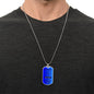 To My Son / Just Go Forth / Love. Mom / Military Dog Tag Necklace