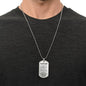 To My Son / Just Go Forth / Love, Mom / Military Dog Tag Necklace