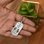 Brothers in Arms / We'll Fight Them Together / Military Dog Tag Necklace