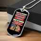 What is a Veteran? Military Ball Chain Dog Tag Necklace
