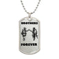 Bother Forever / Military Chain Dog Tag Necklace