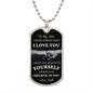 To My Son / Dog Tag Necklace