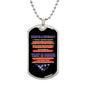 What is a Veteran? Military Ball Chain Dog Tag Necklace