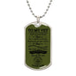 To My Vet / Army / Military Ball Chain Dog Tag Necklace