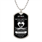 My Man / Dog Tag Necklace