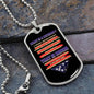 What is a Veteran? Military Ball Chain Dog Tag Necklace