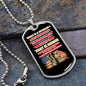 What is a Veteran? Military Ball Chain Dog Tag Necklace