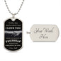 To My Son / Dog Tag Necklace