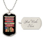 What is a Veteran? Military Ball Chain Dog Tag Necklace