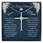 In Loving Memory / Mom / CZ Cross Necklace