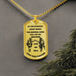 Call On Me Brother / Military Ball Chain Dog Tag Necklace
