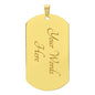 To My Son / Dog Tag Necklace
