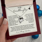 To My Granddaughter / Forever Love Necklace / Personalized Message Card
