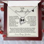 To My Granddaughter / Forever Love Necklace / Personalized Message Card
