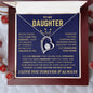 To My Daughter/ Straighten Your Crown/ Forever Love Necklace