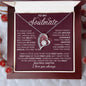 To My Soulmate / Forever Love Necklace / Personalized Message Card