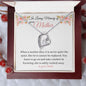 In Loving Memory / Mom / Forever Love Necklace