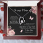 To my Mom / Gift from Daughter / Gift from Son / Forever Love Necklace