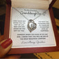 To My Precious Granddaughter / Forever Love Necklace / Personalized Message Card