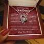 To My Beautiful Soulmate / Forever Love Heart / Personalized Message Card