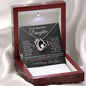 To My Daughter / Gift from Mom / Gift from Dad / Forever Love Necklace