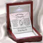 To My Amazing Daughter / Gift from Mom / Gift from Dad / Forever Love Necklace / Personalized Message Card