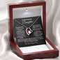 To My Precious Daughter / Gift from Mom / Gift from Dad / Forever Love Necklace / Personalized Message Card