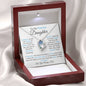 To My Precious Daughter / Gift from Mom / Gift from Dad /Forever Love Necklace / Personalized Message Card