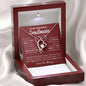 To My Beautiful Soulmate / Forever Love Heart / Personalized Message Card