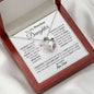 To My Precious Daughter / Gift from Mom / Gift from Dad / Forever Love Necklace / Personalized Message Card