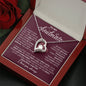 To My Soulmate / Forever Love Necklace / Personalized Message Card