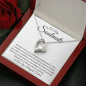 To My Soulmate / I found my missing piece / Forever Love Necklace / Personalized Message Card
