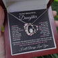 To My Daughter / Gift from Mom / Gift from Dad / Forever Love Necklace