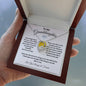 To My Granddaughter / Forever Love Necklace / Personalized Message Card