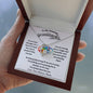 To My Granddaughter / Forever Love Necklace / Personalized Message Card