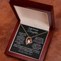 To My Precious Daughter / Gift from Mom / Gift from Dad / Forever Love Necklace / Personalized Message Card
