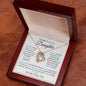 To My Precious Daughter / Gift from Mom / Gift from Dad /Forever Love Necklace / Personalized Message Card