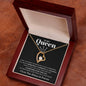 To My Queen / Forever Love Necklace / Personalized Message Card