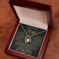 To My Beautiful Wife / Gift from Husband / Forever Love Necklace