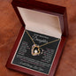 To My Daughter / Gift from Mom / Gift from Dad / Forever Love Necklace
