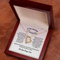 To My Amazing Daughter / Gift from Mom / Gift from Dad / Forever Love Necklace / Personalized Message Card