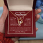To My Beautiful Soulmate / Forever Love Heart / Personalized Message Card