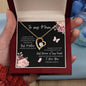 To my Mom / Gift from Daughter / Gift from Son / Forever Love Necklace