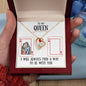 To My Queen / Forever Love Necklace