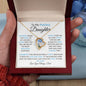 To My Precious Daughter / Gift from Mom / Gift from Dad /Forever Love Necklace / Personalized Message Card