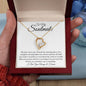 To My Soulmate / I found my missing piece / Forever Love Necklace / Personalized Message Card
