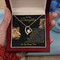 To My Daughter / This Old Lioness / Gift from Mom / Forever Love Necklace / Personalized Message Card
