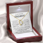 To My Soulmate / Found my missing piece / Forever Love Necklace / Personalized Message Card