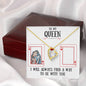 To My Queen / Forever Love Necklace